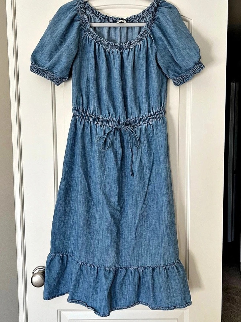 Style & co Midi Denim-Look Dress Size Medium